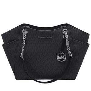 MICHAEL KORS LARGE CHAIN BLACK LOGO SIGNATURE
